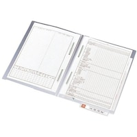 リヒトラブ LIHIT カルテフォルダー ダブルファスナー付 (50枚入り) 乳白 B5 HK715U 1箱(50枚)