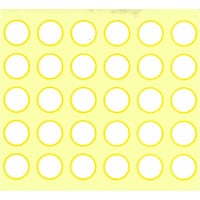 リヒトラブ LIHIT 軟膏ケースラベル (150片) 無地 HS70110 1袋(150枚)