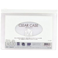 リヒトラブ LIHIT クリヤーケース(ヨコ型) 白 B6/S F151.WHITE 1枚