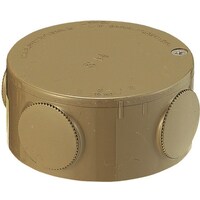 未来工業 未来 露出用丸型ボックス(ブランクタイプ) PVM0LB PVM0LB 1個