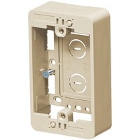 未来工業 未来 浅形モール用スイッチボックス(Fタイプ) MSBF1SLS MSBF1SLS 1個