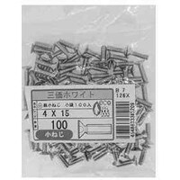 サンコー SUNCO 三価ホワイト(+)サラ小ネジ小袋100入り 2×16 (100本入) 0000K0010020016003 1箱(100本)