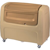 山崎産業 コンドル ダストボックスDX #800 キャスタータイプ ベージュ DX8BE 1台