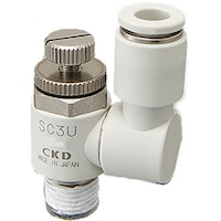 CKD CKD スピードコントローラユニバーサルタイプ ワンタッチ継手付 SC3U64O 1個