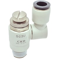 CKD CKD スピードコントローラユニバーサルタイプ ワンタッチ継手付 SC3U1010I 1個