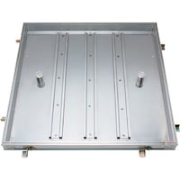 カネソウ カネソウ フロアーハッチ 充填用 屋内用 一般形 アルミニウム+ステンレス製 ステンレス目地 テーパ構造形 MATIM450HANDORUTSUKI 1組(1個)