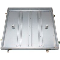 カネソウ カネソウ フロアーハッチ 充填用 屋内用 一般形 アルミニウム+ステンレス製 ステンレス目地 テーパ構造形 MATIM600HANDORUNASHI 1組(1個)