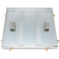 カネソウ カネソウ フロアーハッチ 充填用 屋内用 一般形 アルミニウム+スチール製 ステンレス目地 把手ロック式 MAESM600 1組(1個)