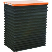 トラスコ中山 TRUSCO テーブルリフト 250kg 電動Bねじ式 200V 750×1050mm 蛇腹付 HDLL25710VJ22 1台