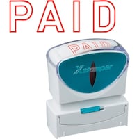 シヤチハタ シヤチハタ スタンプ ビジネス用 キャップレス B型 赤 PAID X2B10052 X2B10052 1個