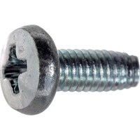 トラスコ中山 TRUSCO バインド頭低トルクねじ 三価白 Sタイプ M4×8 540本入 ヘキサゴンパック S0500408 1袋(540本)