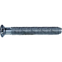 トラスコ中山 TRUSCO 皿頭非円低トルクタッピンねじ 小頭 SUS410 D=6 半ネジ M4X40X25 160本入 (ステンレス) ヘキサゴンパック S0640440 1缶(160本)