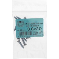 OHSATO OHSATO オフホワイト 木ねじ 皿 3.8×20 ID295 1袋(1本)