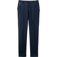 サーウ゛ォ サンペックス ロールインパンツ スラックス ズボン 裾上げ不要 飲食店 ユニフォーム ネイビー S SPAU1801K3S 1着