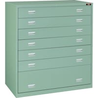 トラスコ中山 TRUSCO スリーロックワイドキャビネット 1200X650XH1300 7段 TWK1203B 1台