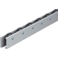 トラスコ中山 TRUSCO ホイールコンベヤ ゴムライニングΦ40X9 P75X1800 V40G751800 1台