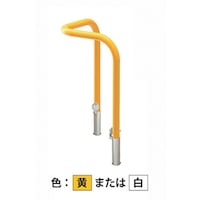 カネソウ カネソウ 車止め コーナー型 スチール製 焼付塗装 Yシリーズ YD6H5DLY 1本