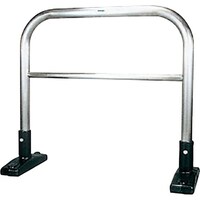 カネソウ カネソウ 車止め アーチ型 横バー付 ステンレス製 据置式 Yシリーズ YAW6L7S 1本