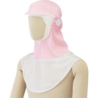 ミドリ安全 ミドリ安全 食品フード SH351P(ツバ付 マスク掛け丸型) ピンク L SH351PL 1枚