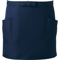 サーウ゛ォ サンペックス 腰エプロン ショート丈 飲食店 カフェ 作業用 ネイビー F AN1663 1枚