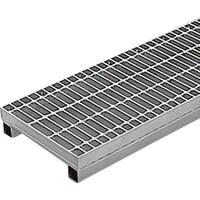 カネソウ カネソウ スチール製グレーチング プレーンタイプ かさあげ型 JIS型側溝用 HSJ5165B 1枚