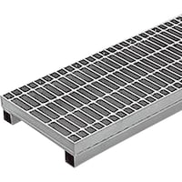 カネソウ カネソウ スチール製グレーチング プレーンタイプ かさあげ型 自由勾配側溝用 HSV93438B 1枚