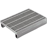 カネソウ カネソウ スチール製グレーチング 細目滑り止め模様付 かさあげ型 JIS型側溝用 クッション付 QXJP4125A 1枚