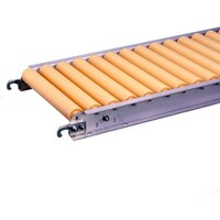 三鈴工機 三鈴 樹脂ローラコンベヤMR50U型(ローラ乳白色)Ф50X3.5T 幅400 P75 カーブ90° MR50U400790 1台