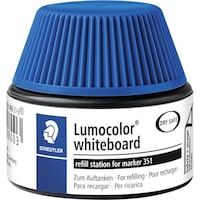 ステッドラー ステッドラー 841103)ルモカラー リフィルステーション ホワイトボードマーカー ブルー 488513 1個