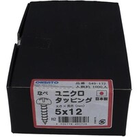 OHSATO OHSATO ユニクロ タッピング ナベ 5X12(1000) 549172 1Pk(1000本)