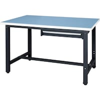 ダイシン DAISHIN ロンリューム天板作業台 天板ライトグレー色 1段引出付き WZR12751 1台