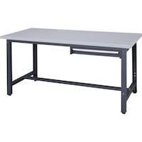 ダイシン DAISHIN スチール天板作業台 天板ライトグレー色 1段引出付き WZS15751 1台