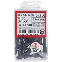 OHSATO OHSATO ステンブロンズ モクネジ サラ4.1X38 (26) 546306 1Pk(26本)