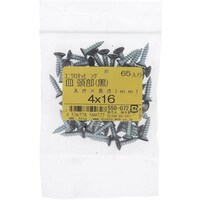 OHSATO OHSATO ユニクロ カラータッピング サラ クロ 4X16(65) 550072 1袋(65本)