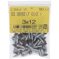 OHSATO OHSATO ユニクロカラータッピングサラブロンズ3X12(90) 550102 1袋(90本)