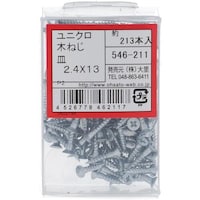 OHSATO OHSATO ユニクロ モクネジ サラ 2.4X13(213) 546211 1Pk(213本)