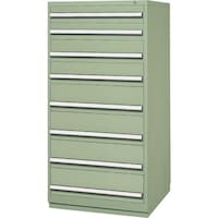 ダイシン DAISHIN 重量工具キャビネット W750×D720×H1500 引出し8段 KCH1360A 1台