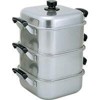 エムテートリマツ エムテートリマツ アカオアルミ角蒸二重33cm 006898033 1個