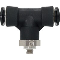 潤工社 潤工社 ワンタッチ継手Mシリーズ テー 6mm M5 PTAM6M5PM 1個