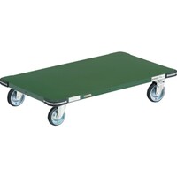 トラスコ中山 TRUSCO 鋼鉄製平台車 1200X750 Φ150ブレーキ付き プレス車 PHT1275H150 1台