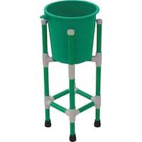 エムテートリマツ エムテートリマツ 抗菌イレクター 10Lバケツ置き台(バケツ付) GN 070473005 1個