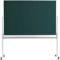 馬印 馬印 マジシリーズ両面脚付スチールグリーン無地黒板 MS46TDN 1台