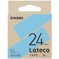 カシオ カシオ カシオラベルプリンターラテコテープ XB24SB 1個
