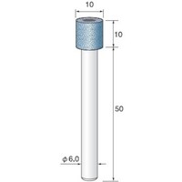 アルゴファイルジ アルゴファイル ビトリファイドCBNボラゾン#170 10X10 Φ6軸 SD101006N 1本