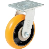 オーエッチ工業 OH 24番キャスター 自在車 ハイパーウレタン車輪付 φ100mm 24YU100 1個