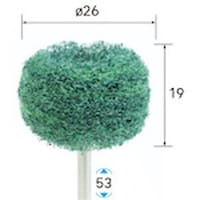 ナカニシ ナカニシ ファイバーサンダー 5本入 φ26×19×軸φ3 #320 48633 1Pk(5本)