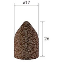 ナカニシ ナカニシ キャップサンダー 20個入 円筒先丸型 φ17×26 #150 49817 1Pk(20本)