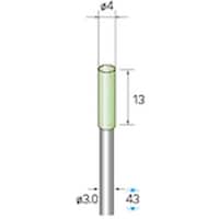 ナカニシ ナカニシ ダイヤハイパワーポリッシャー 3本入 円筒型 φ4×13×軸φ3 #120 47761 1Pk(3本)