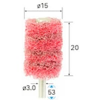 ナカニシ ナカニシ ファイバーサンダー 5本入 φ15×20×軸φ3 #180 48601 1Pk(5本)