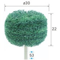 ナカニシ ナカニシ ファイバーサンダー 5本入 φ30×22×軸φ3 #240 48637 1Pk(5本)
